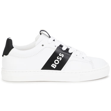 Tenis BOSS blancos para niños y adolescentes